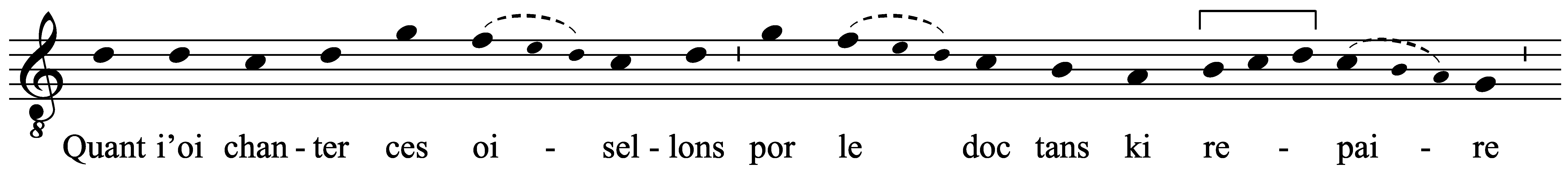 Work musical notation
